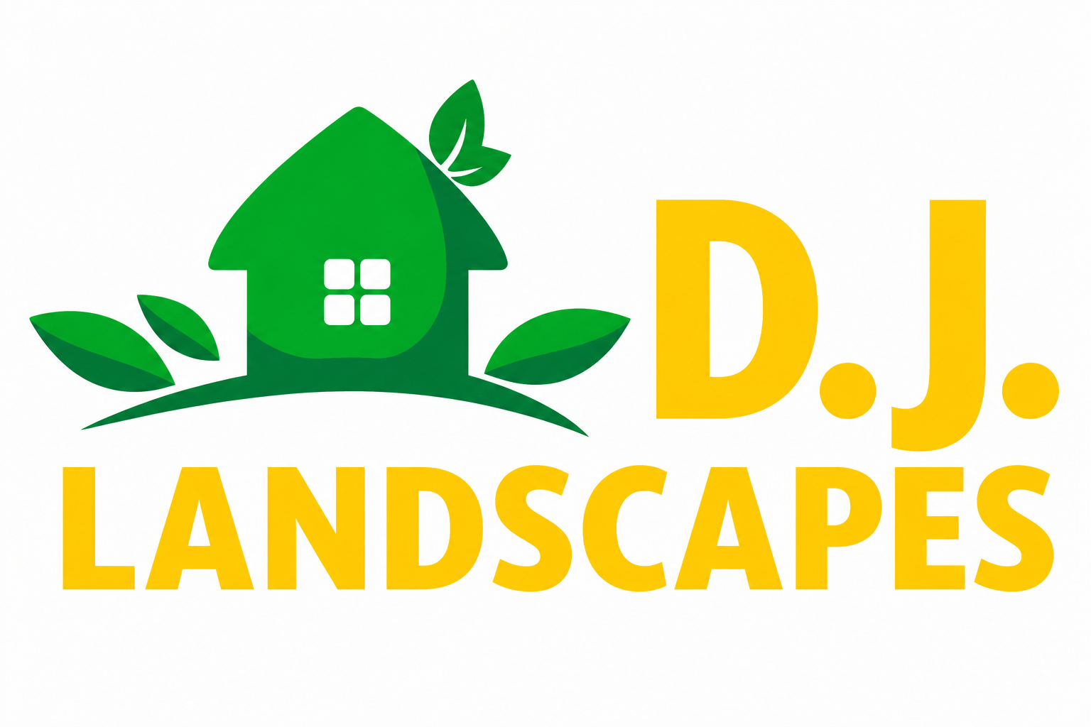D.J. Landscapes logo